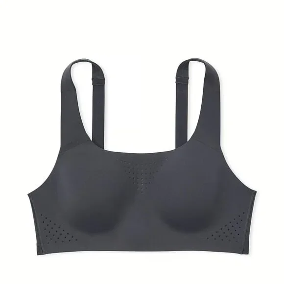 NWOT VICTORIA'S SECRET VSX Featherweight Max™ Sports Bra Gray Grey 32DDD / 32F - Picture 3 of 9